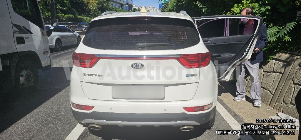 2016 Kia Sportage — VIN KNAPM813BGK166531